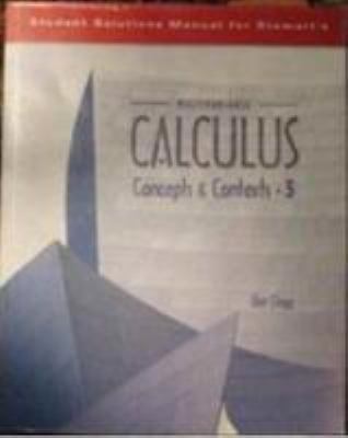 Student Solutions Manual for Stewart's Multivariable Calculus, 3rd Ed.