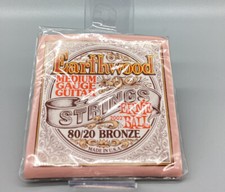 Earthwood 2002 Ernie Ball Medium Gauge Guitar Strings 80/20 Bronze New