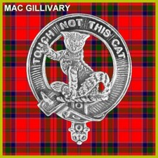 MacGillivray Scottish Clan Badge, Pewter