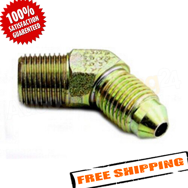 A-1 Racing Products #3 AN to 1/8 Npt 45 Degree, Steel A-1 Racing Products #3 AN to 1/8 Npt 45 Degree, Steel