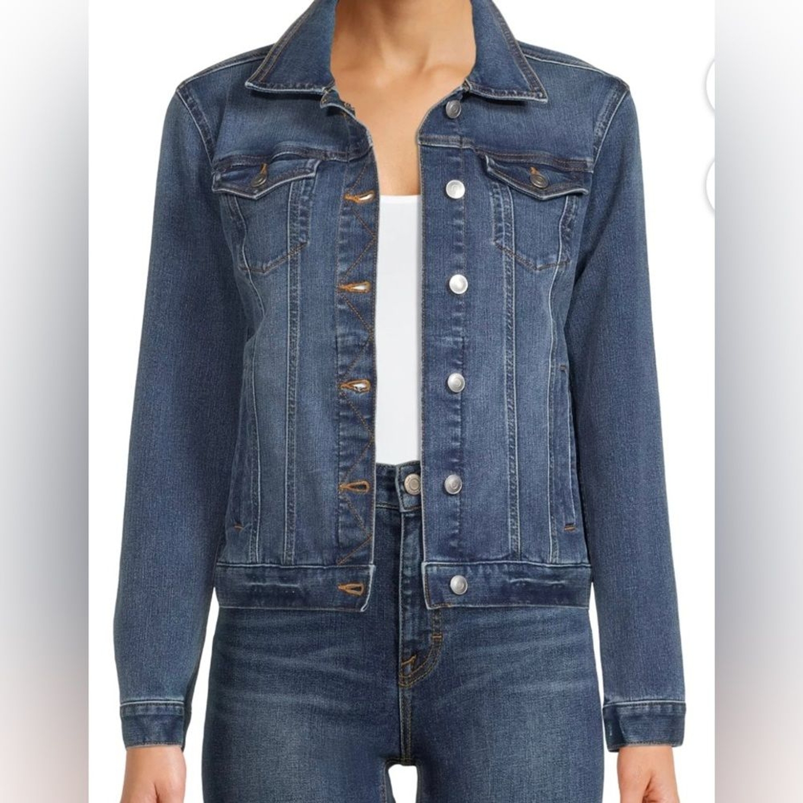 Time True Women M Jean Jacket New with Tags