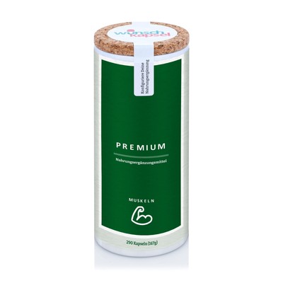 Muskeln Premium Ergänzung aus der Wunschkapsel-Manufaktur - 290 Kapseln