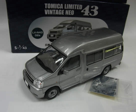 TOMICA LV-N43-03A LIMITED Vintage 43 Nissan Elgrand Fire & Command