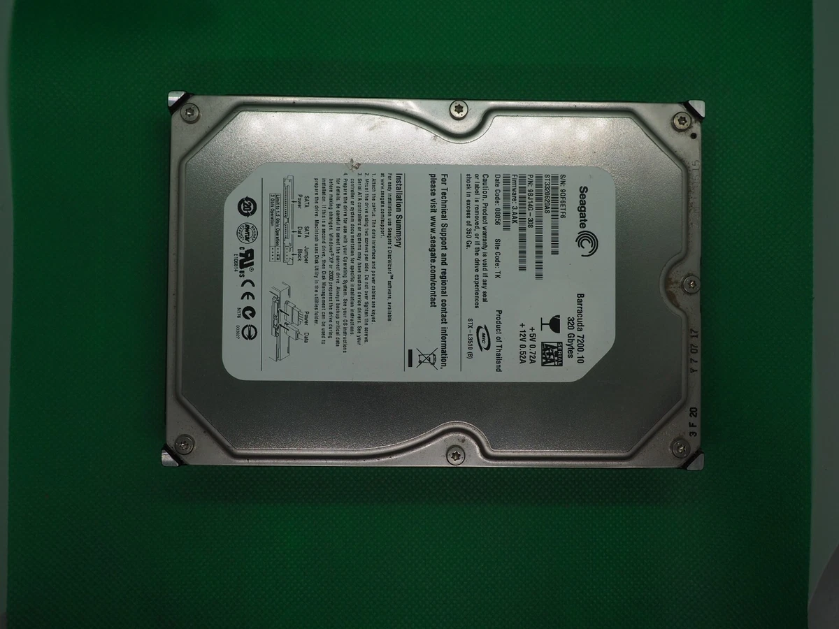 Seagate Barracuda 7200.10 320GB Internal 7200RPM 3.5
