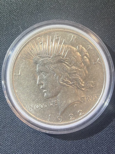 1922-D Peace Dollar, VF Detail!