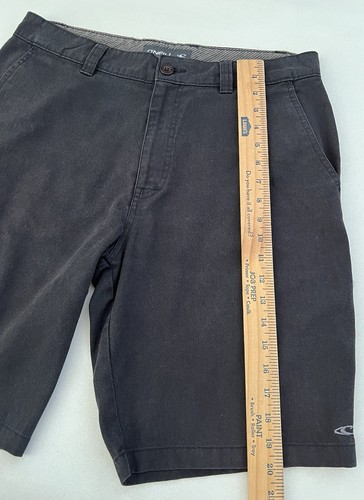Pantalones Cortos Chinos O' Neill Para Hombre Talla 32 Gris/Negro Bolsillos Algodón Poliéster - Imagen 5 de 12
