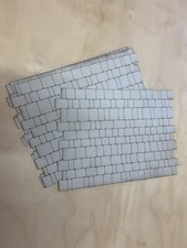 O Gauge Model Railway Scenic Accessories Random Paving Sheets