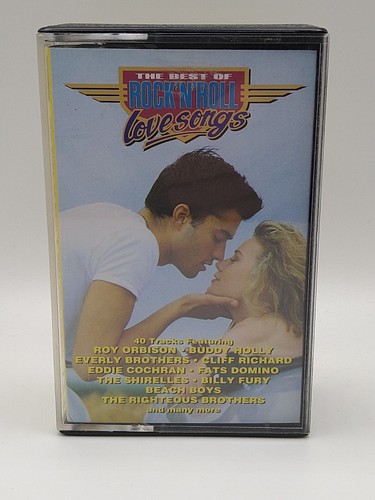 The Best Of Rock'N'Roll Love Songs Audio Double Cassette 40 Tracks