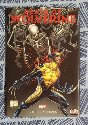 Death Of Wolverine Oversized HC Quesada Variant, Marvel X-Men