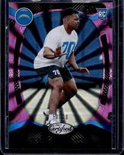 2021 Panini Certified #147 RASHAWN SLATER Purple Laser Rookie /10 Chargers RC