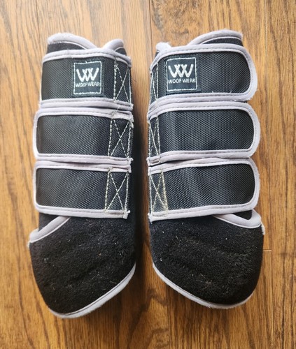Woof Wear Training Wrap-S-Black/Brushed Steel Small boots dressage - Picture 2 of 6