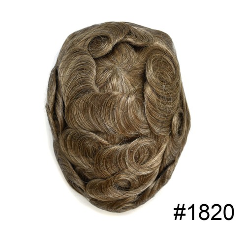French Lace Front Mens Toupee Hairpieces Poly Lace Skin Hair Replacement Systems - Picture 87 of 92