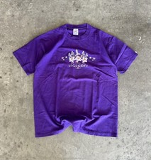 Vintage 90s Colorado Humming Bird T-Shirt size large purple Nature USA MADE