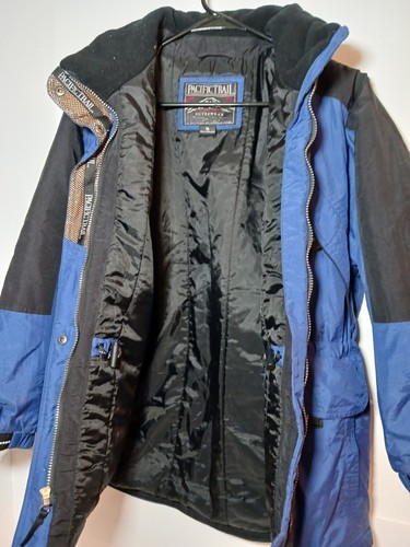 Pacific Trail Winter Parka Coat Youth Sz XL 16 Blue Full Zip Pockets Hood Nylon - Picture 5 of 10