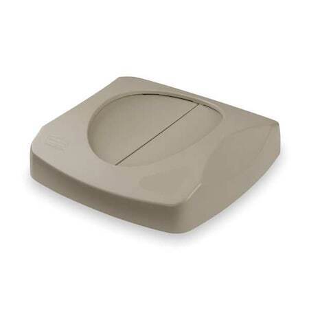 Rubbermaid Commercial Fg268988beig 23 Gal Swing Trash Can Lid, 16 In W/Dia,