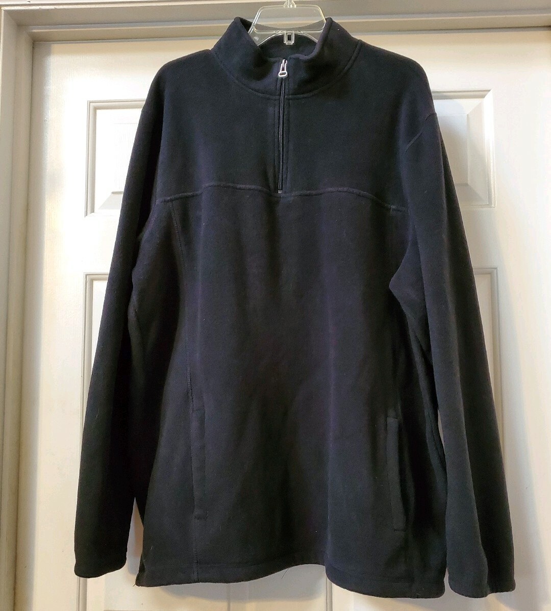 BARROW Half Zip Fleece Black Sz XLT 
