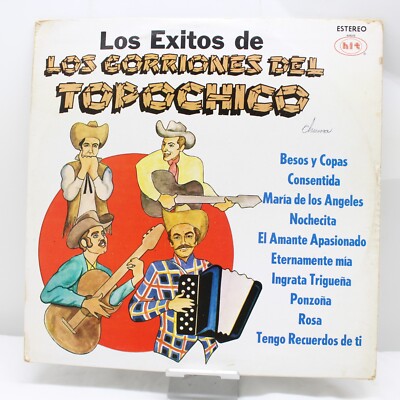 Los Exitos de Los Gorriones del Topochico Vintage Vinyl Record LP VG+ DGH-791