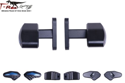 T-Rex Racing 2023 Suzuki GSX-8S No Cut Frame Sliders - Blue