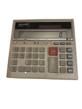 Sharp Compet QS-2130 12-Digit Desktop Financial Twin Power Calculator Pre-owned