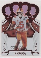 2020 Panini Chronicles Draft Picks Crown Royale Mirror Red Tee Higgins #24 0ax6
