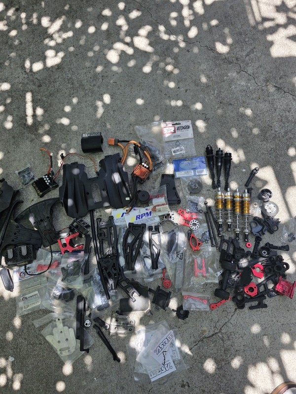 ARRMA KRATON 1/8 SCALE SUSPENSION / DRIVTRAIN PARTS LOT / NEW & USED RC ARRMA 