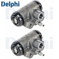 2X Radbremszylinder Delphi LW90195 2 Bremszylinder Set Rechts Links FüR Nissan