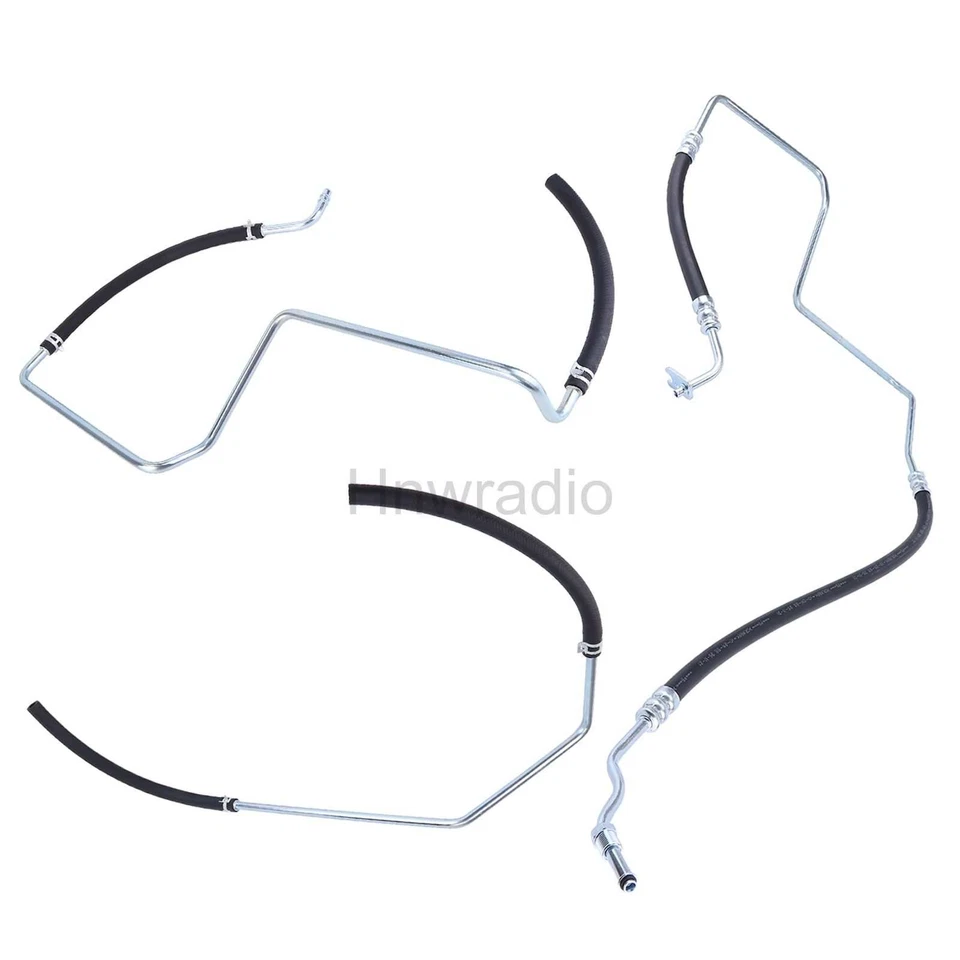 Set of 3 Power Steering Hose For 02-09 Chevy Chevrolet Trailblazer Envoy EXT GMC - Image 2 of 4