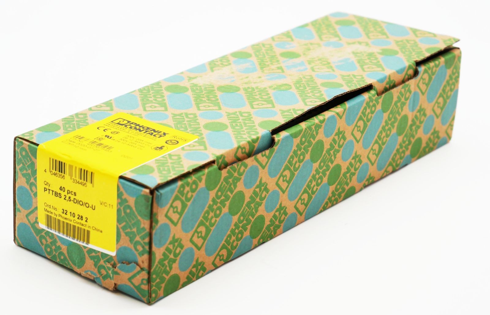 40x Phoenix Contact PTTBS 2,5-DIO/O-U 3210282 Durchgangsreihenklemme -sealed-