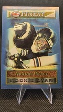 1994 Topps Finest Natrone Means 188 Rookie Star Football Card San Diego Chargers