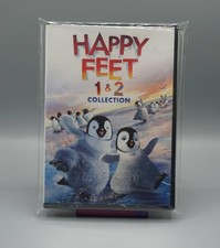 Happy Feet 1 2 DVD Collection - Brand New Factory Sealed Set-aa4s
