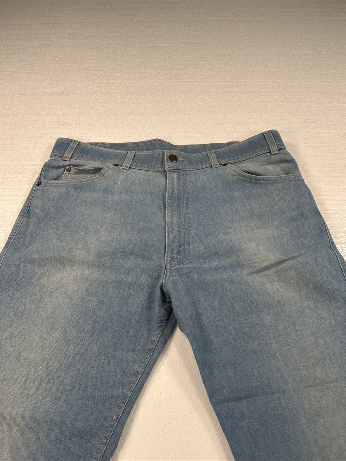 Levi's With A Skosh More Jeans Men 36 x 32 Denim Relaxed Fit Orange Tab Vintage thumbnail 2