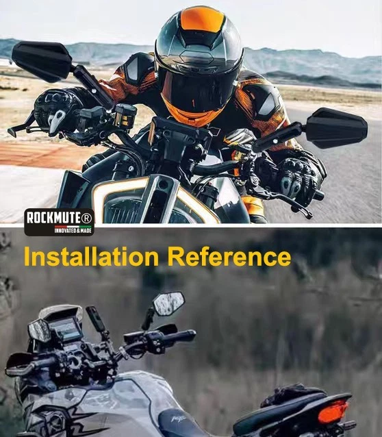 Espejos retrovisores para CRF230F CRF230L CRF230M CRF150F CRF150R RB CRF50F 70F 80F Foto 2 de 4