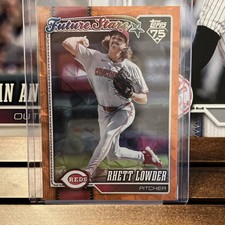 Topps 2026 Series 1 Future Stars Rhett Lowder Cincinnati Reds Orange #14/25