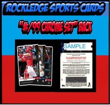 2019 Topps Now Futures World Series Singles (Pick Your Cards)(/99 Chrome Set)