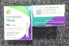 100 One Touch Verio Test Strips Exp 2/28/2027 Or Later New Sealed boxes