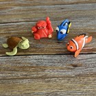 Disney Pixar~FINDING NEMO FINDING DORY~Vinyl Figures Lot of 4 (Swimming Nemo)