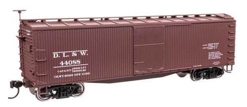 Coche de carga de madera Walthers Mainline 910-40178 escala HO 40' RTR DL&W #44088 | Zustand: New