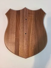 Shield Plaque Blank Walnut 11" X 9"