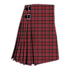 Scottish Handmade Traditional Graham Red Tartan Kilt - Graham Red Tartan