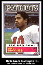 1983 Topps Mike Haynes #332 New England Patriots NFL Football
