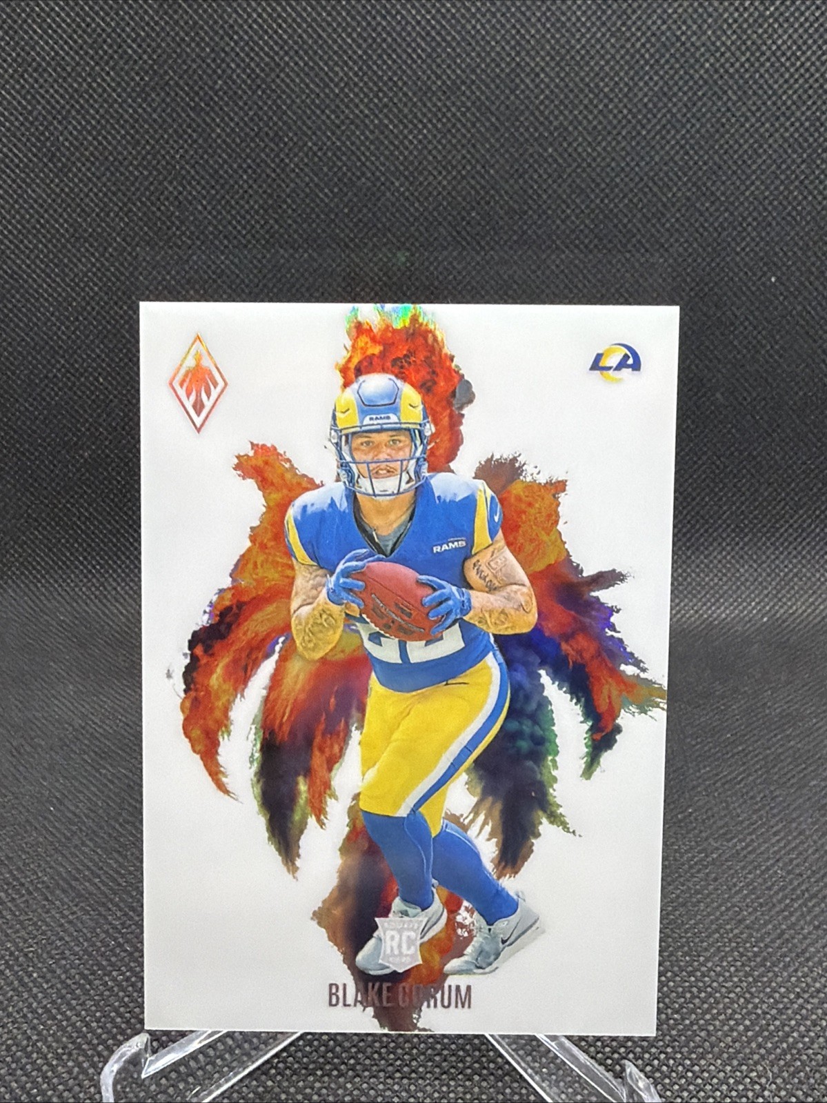 2024 Panini Phoenix Blake Corum Color Blast #CB-BCM RC SSP Los Angeles Rams
