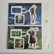 ONE PIECE Sanji Zoro Fabric Sticker Set Removable Home Decor