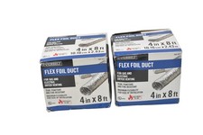 2 Everbilt Flex Foil Duct 4 in x 8 ft Dryer Vent Hose UL Listed Heat Rated 180 