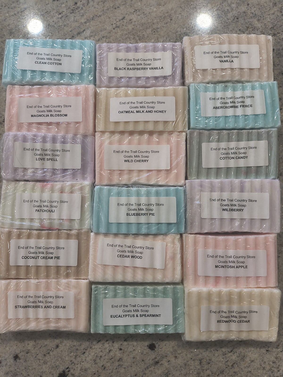 HOMEMADE GOATS MILK SOAP (Over 90 scents) Discount on multip