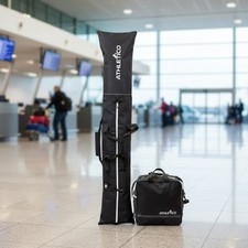 Ski Travel Bag Set - Accommodates Helmets, Gear, and Skis Up to 200cm