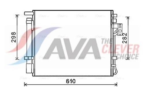 Fits AVA KAA5149D KIA SORENTO AIR CONDITIONING COOLER (2010) 2.2 CRDI - Image 7
