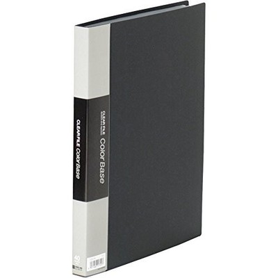 King Jim Clear File Color Base 40 Taschen A4 Vertikal Schwarz 132CW-BKvon JP