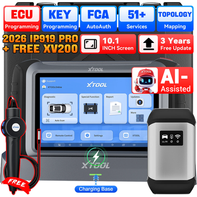 XTOOL IP919 PRO Auto Scanner +XV200 Endoscope Diagnostic Tool ECU