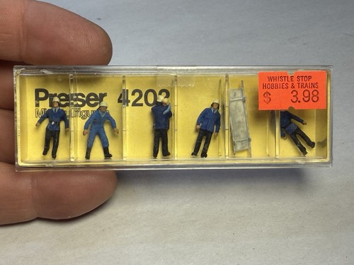 FIGURAS PINTADAS 4202 BOMBEROS BOMBEROS RESCATE ESCALA HO PREISER | Zustand: New