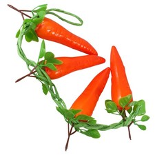 Simulation Carrots Lifelike Fake Vegetable Artificial Garland Decorations